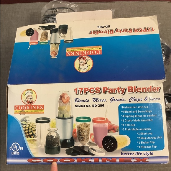 Cookinex 17 pc party blender brand new - Picture 2 of 3